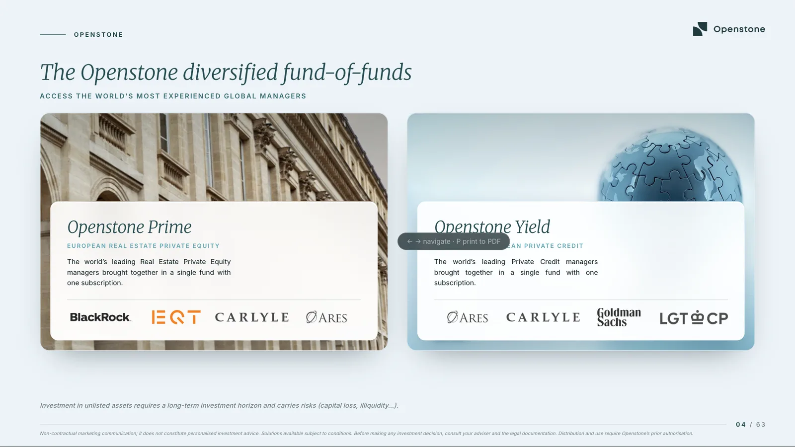 Openstone corporate presentation, English edition, slide 4