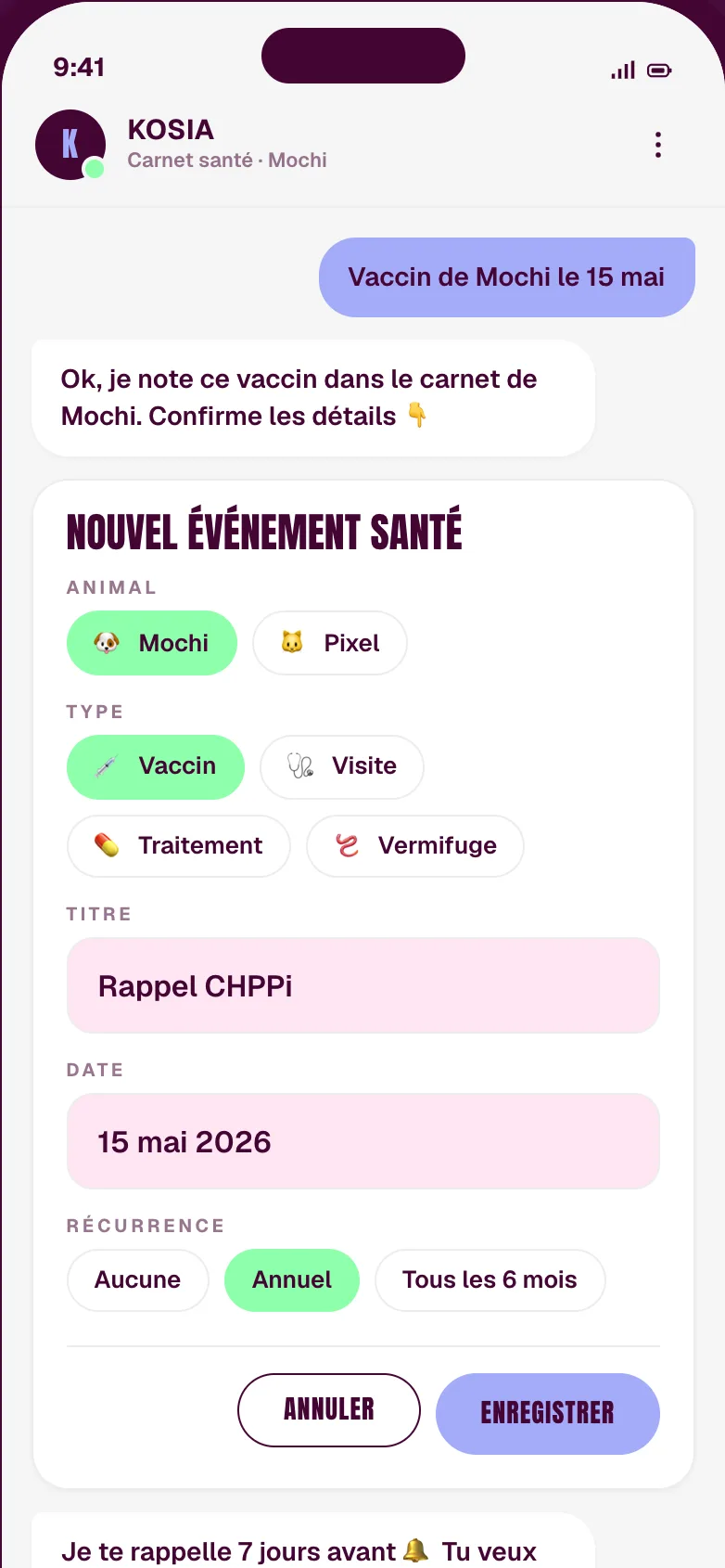 Health event